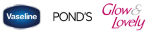 Vaseline, POND'S, and Glow & Lovely brands